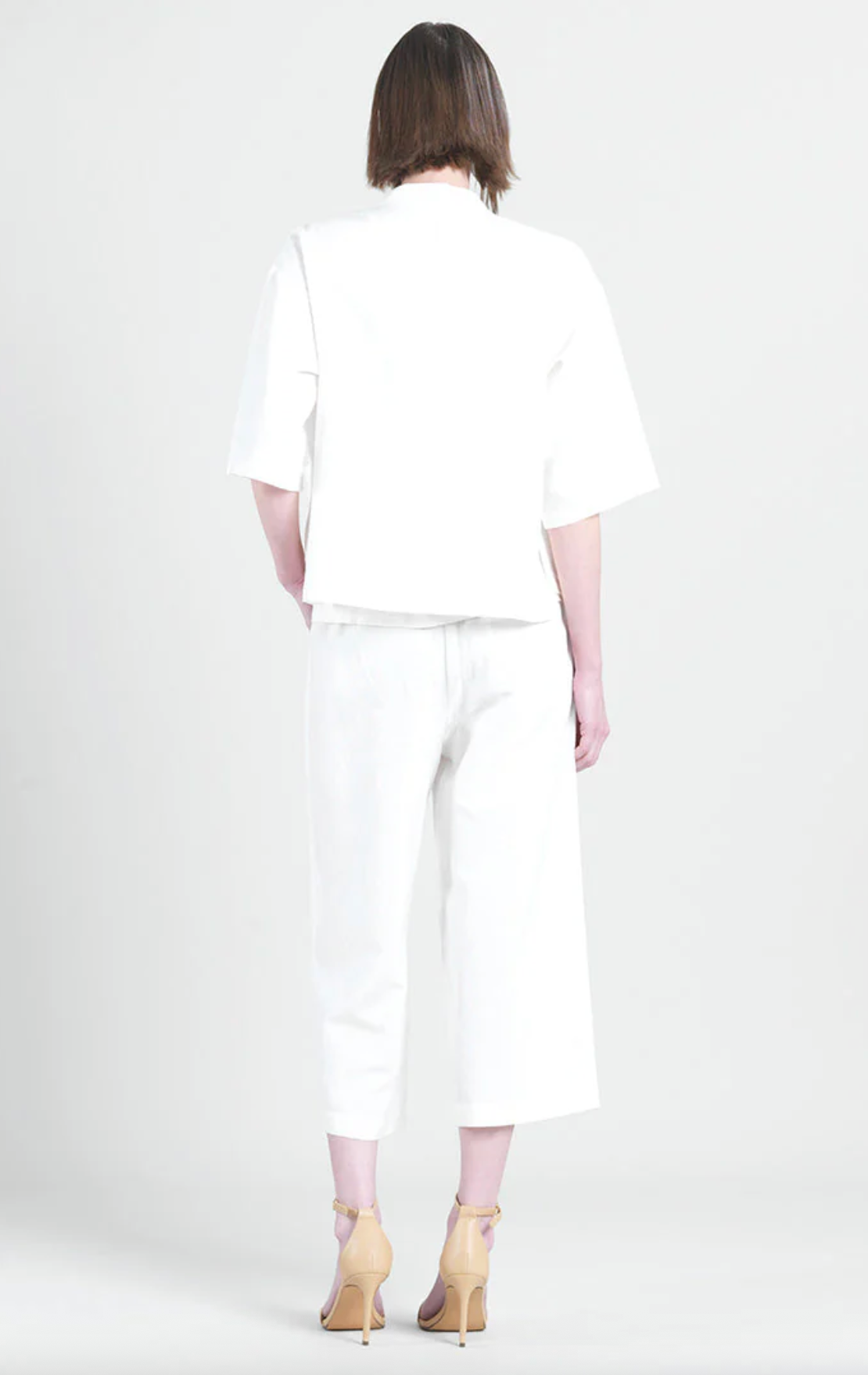 Hi-Low Pocket Cardigan Jacket - Ivory