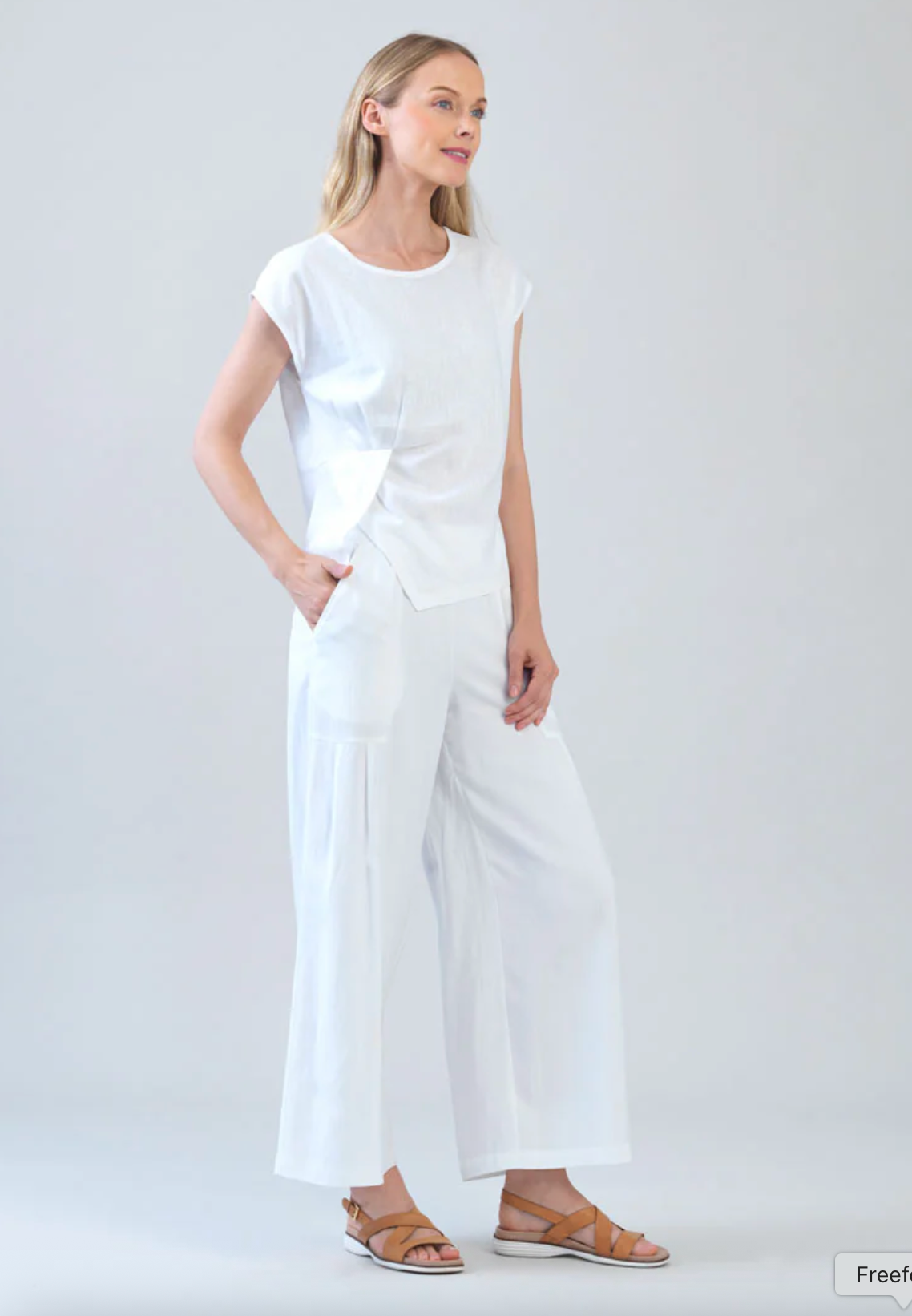 Cap Sleeve Stitch Overlay Top