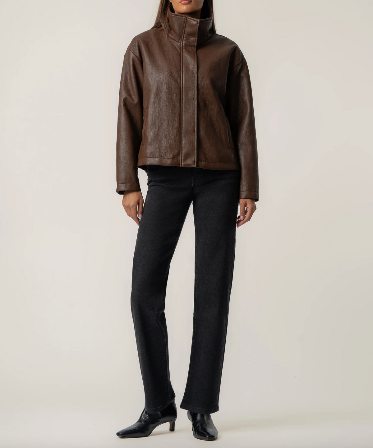 KUT FROM THE KLOTH - Wren Jacket in Chocolate