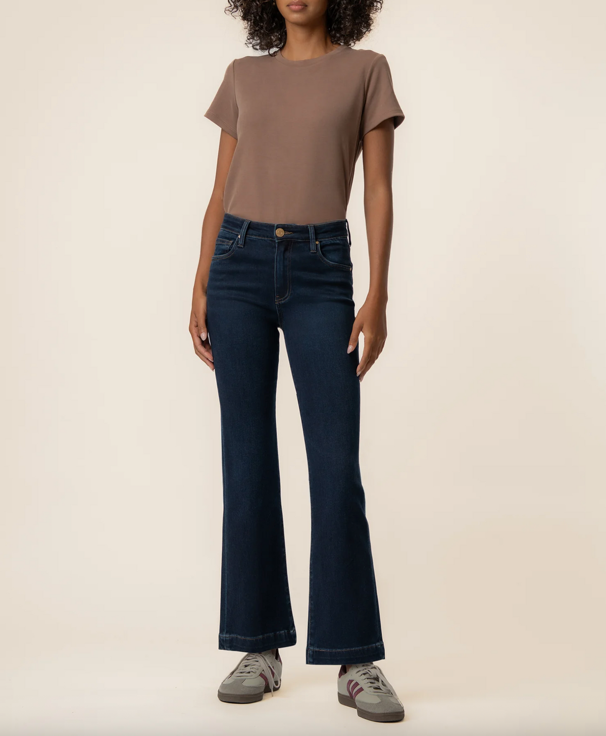 KUT FROM KLOTH - Kelsey High Rise Flare Patience Wash