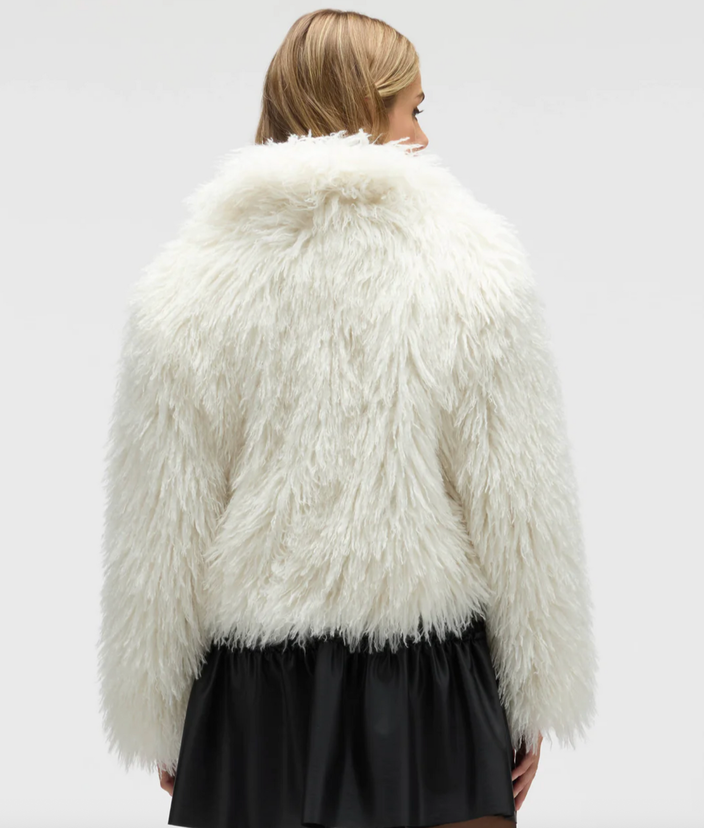 Luxorious Mongolian Faux fur Jacket
