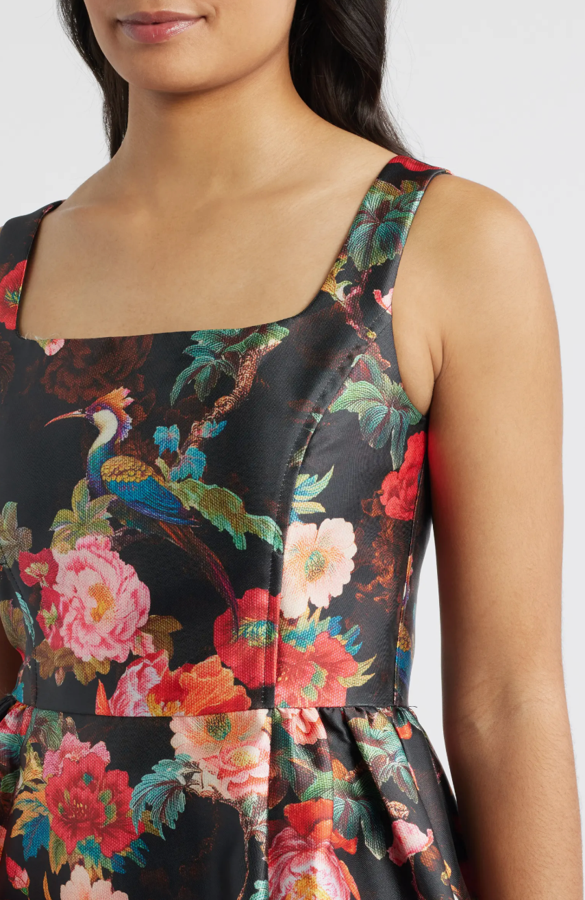 Sleeveless Fit & Flare Cocktail Dress