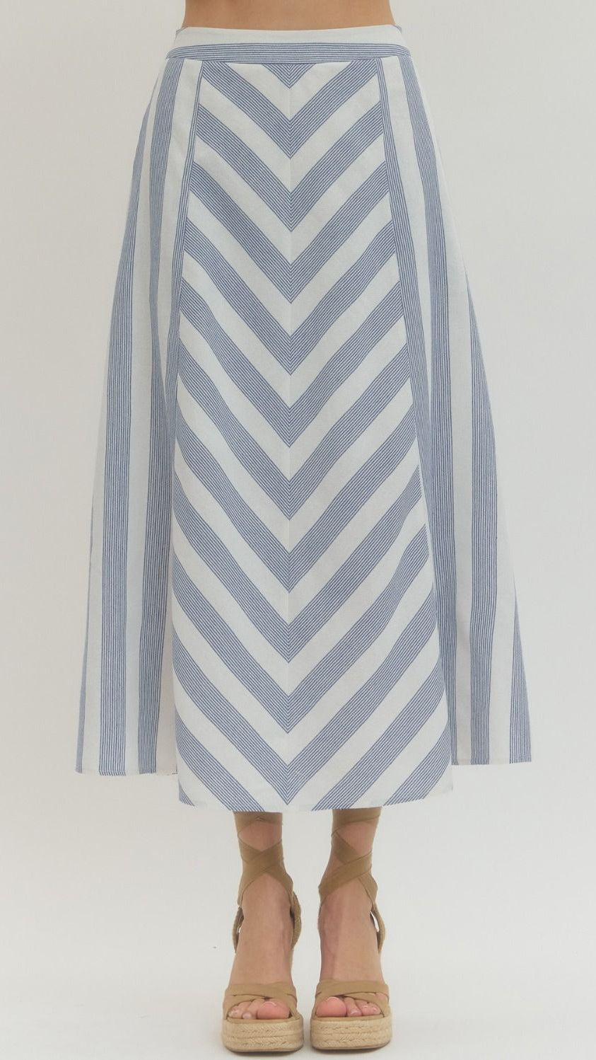 Summer Breeze Striped Skirt