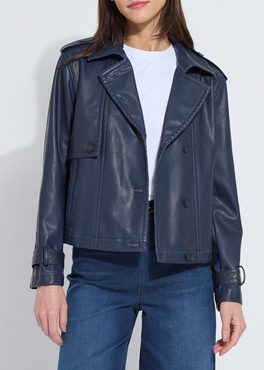 Evonne Oversized Cropped Trench Coat