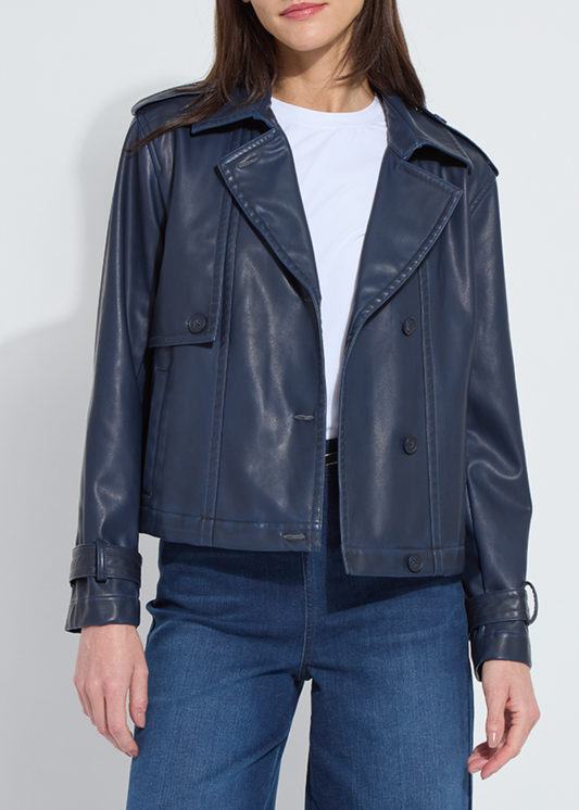 Evonne Oversized Cropped Trench Coat