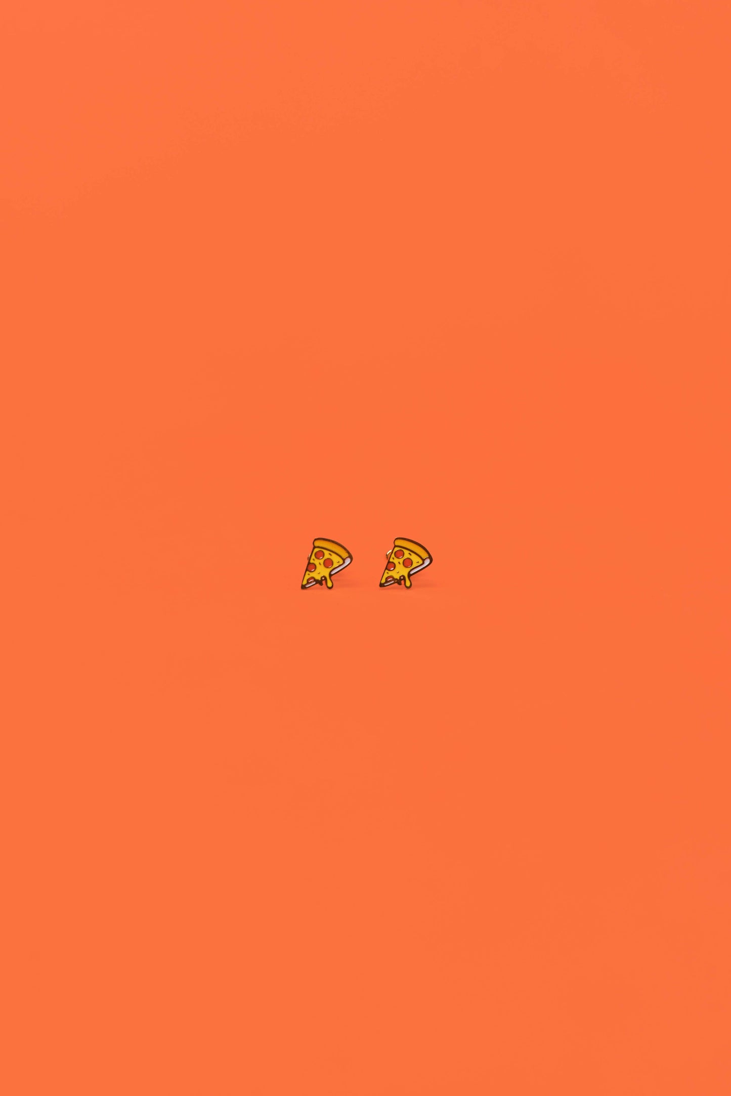 Pizza Flat Back Kids Earrings