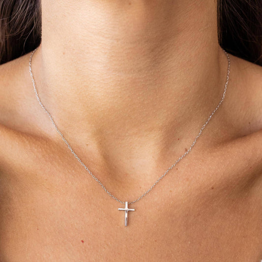 Cross Necklace - Silver