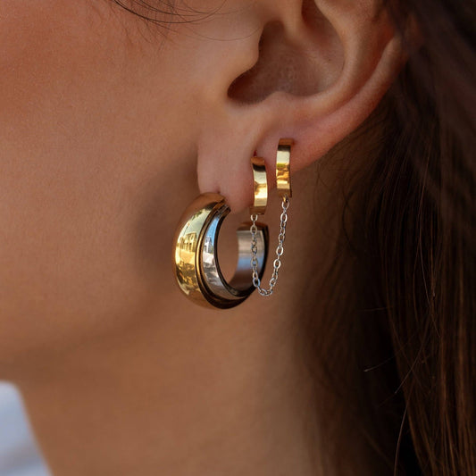 Sienna Hoops Gold