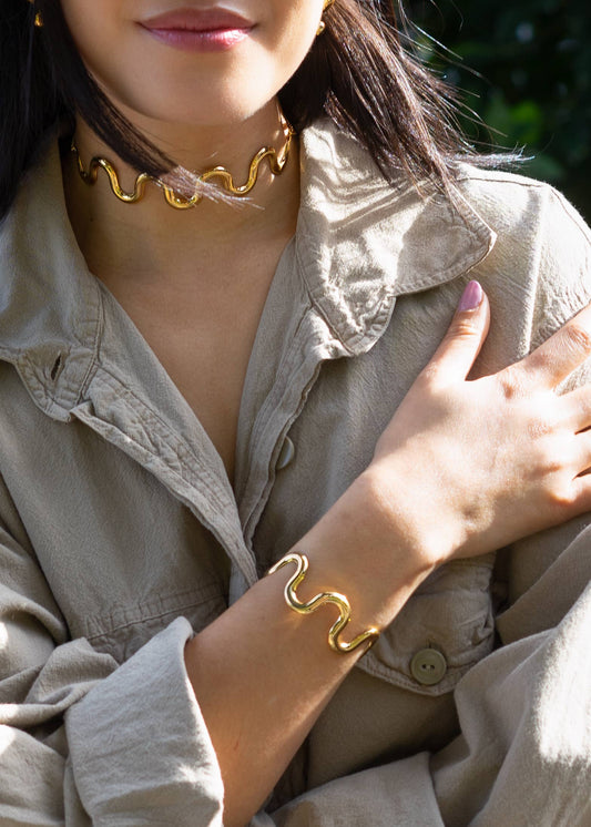Alma Cuff - 18K Gold Plated