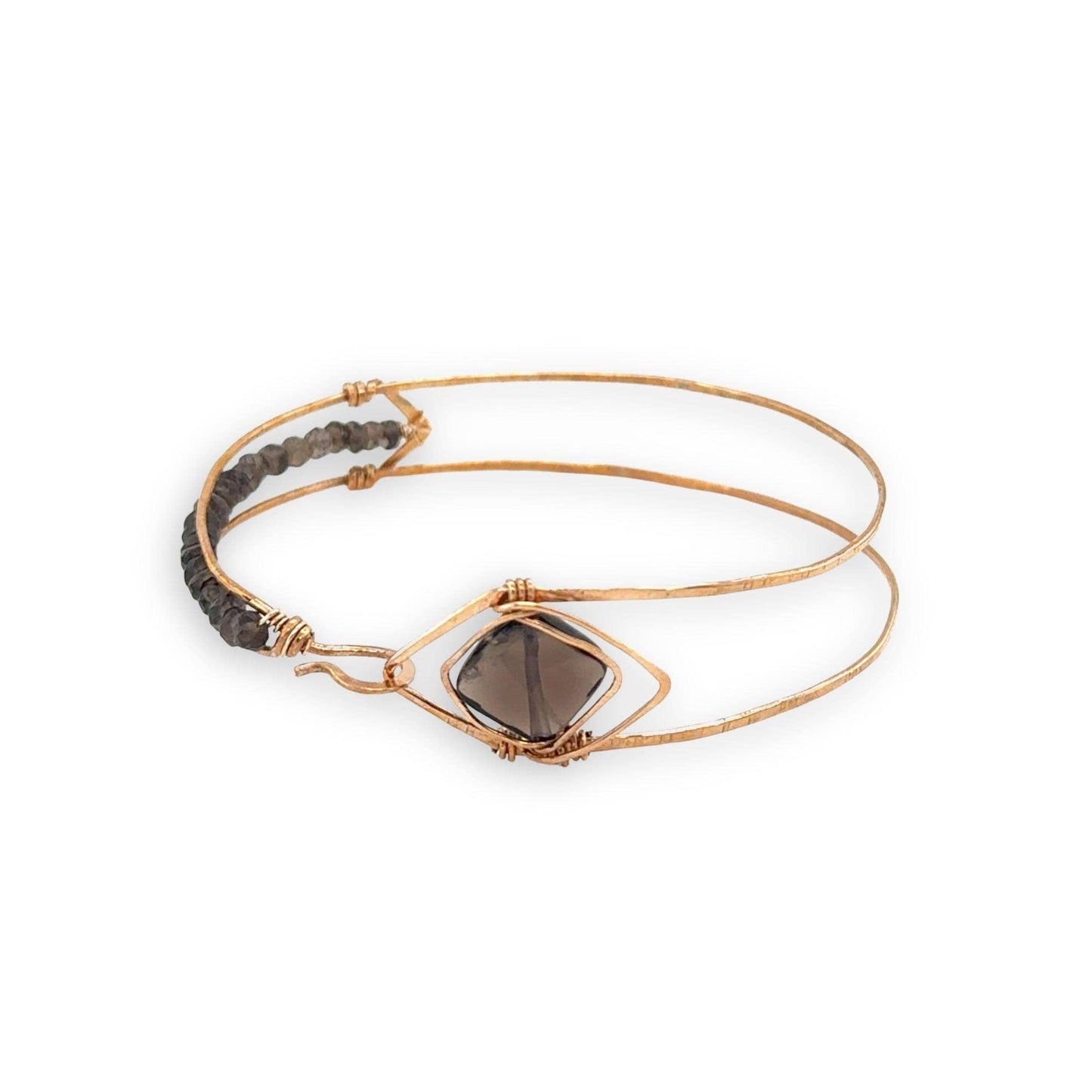 Smokey Quartz Cuff Bracelet