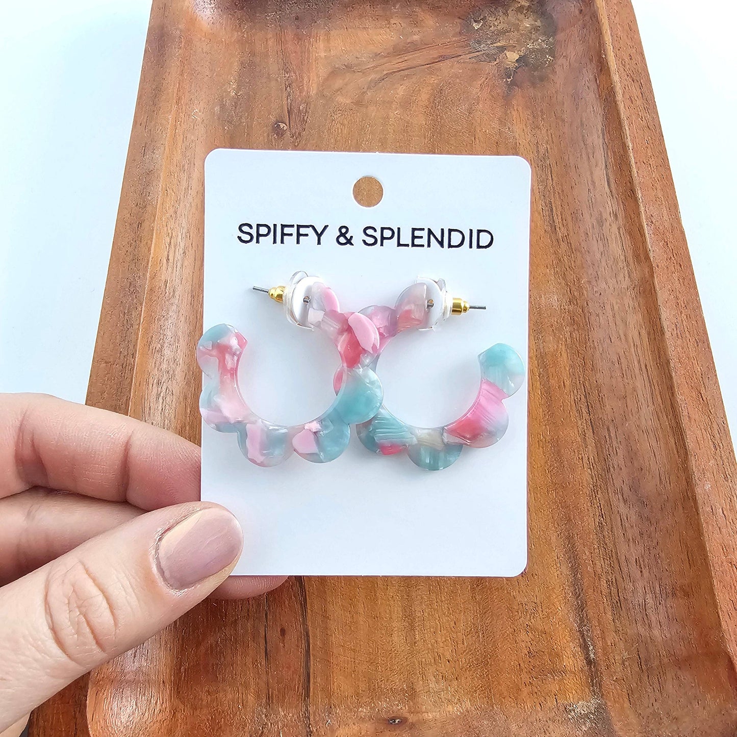 Flora Hoops - Secret Garden // Jewelry, Earrings, Flower