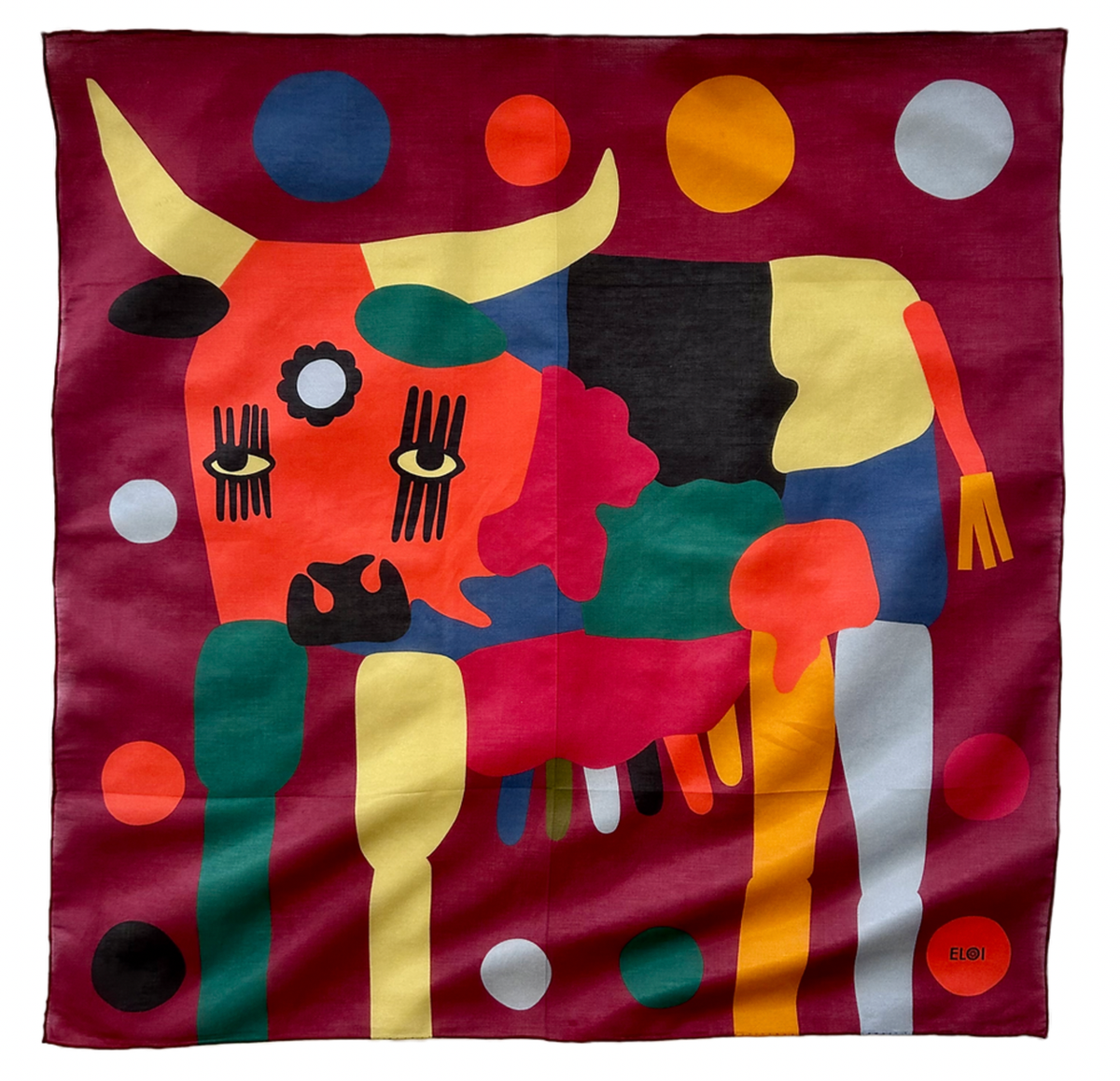 Winey Festie Cow Bandana