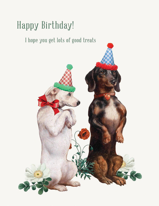 Happy Birthday you deserve lots of treats Greeting Card