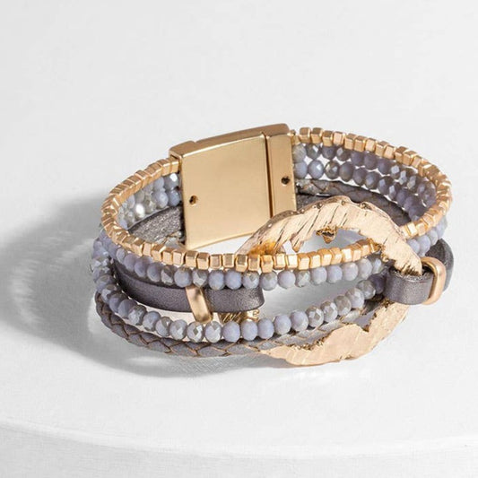 Earthly Flow Leather Bracelet