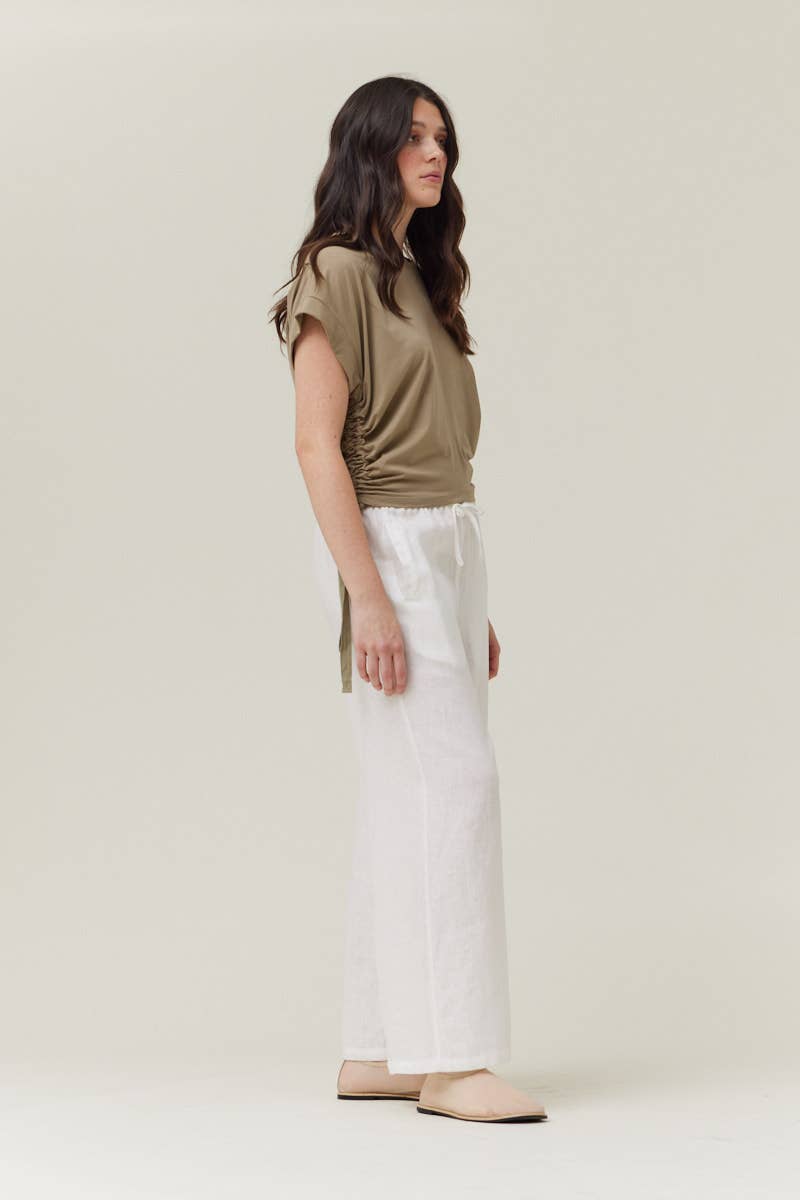 Side Scrunch Tee