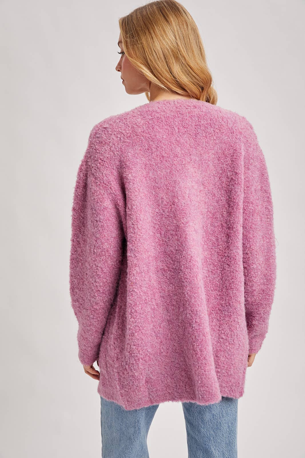 Fuzzy Boucle Cardigan