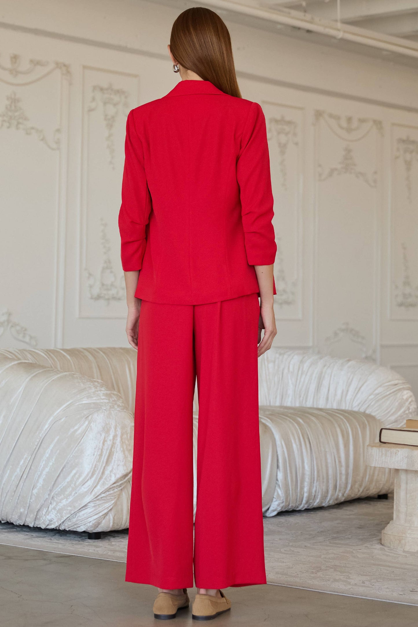 Eco Babe Blazer - Cherry