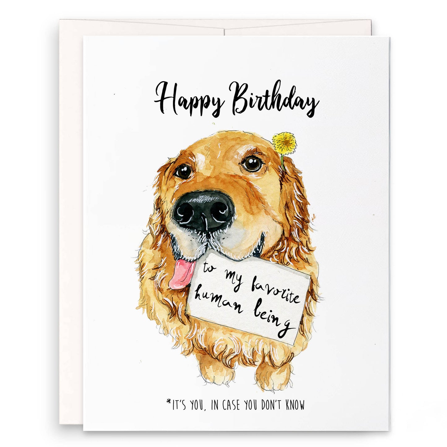 Dog Favorite Person - Funny Birthday Card