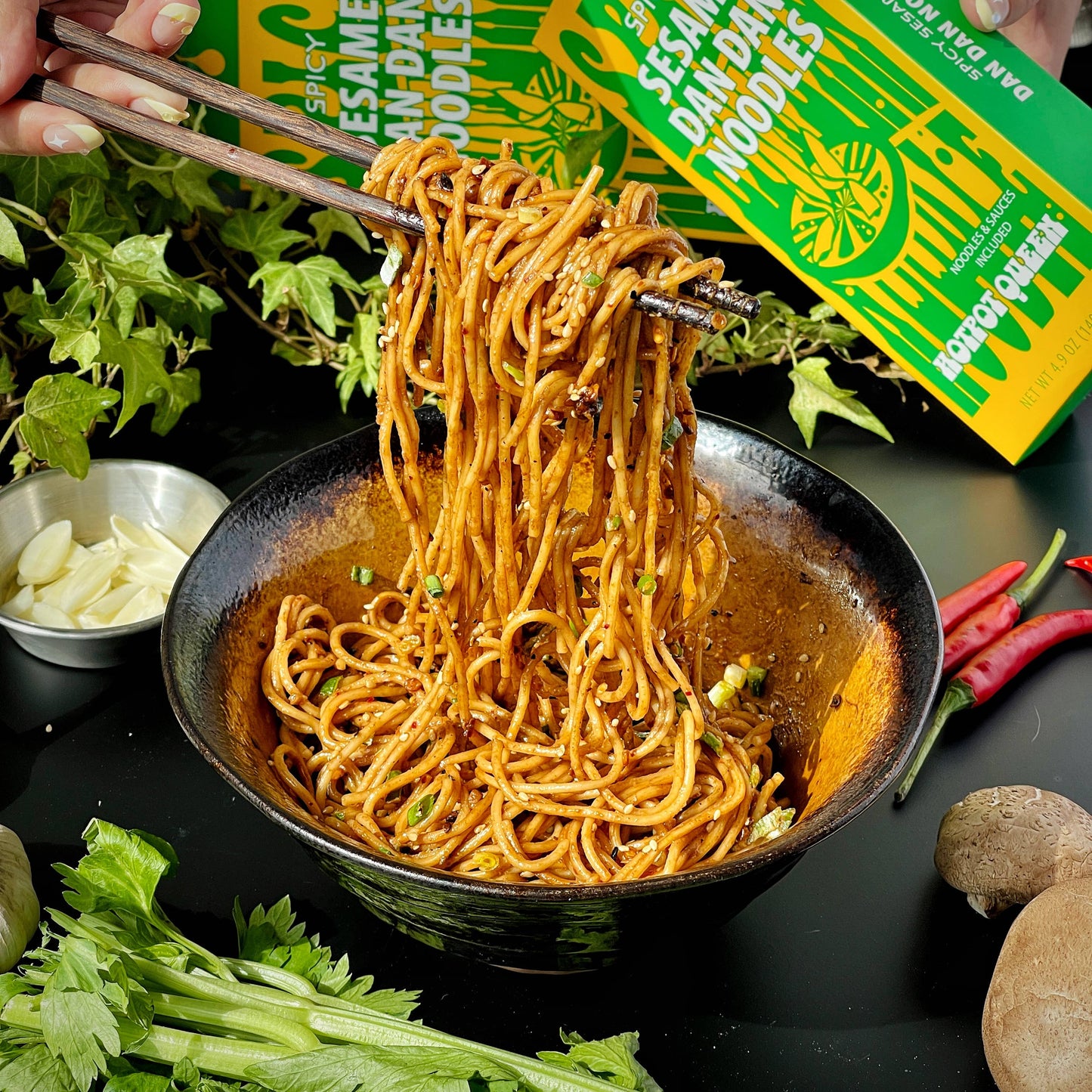 Spicy Sesame Dan Dan Noodles - STREET FOOD FLAVOR