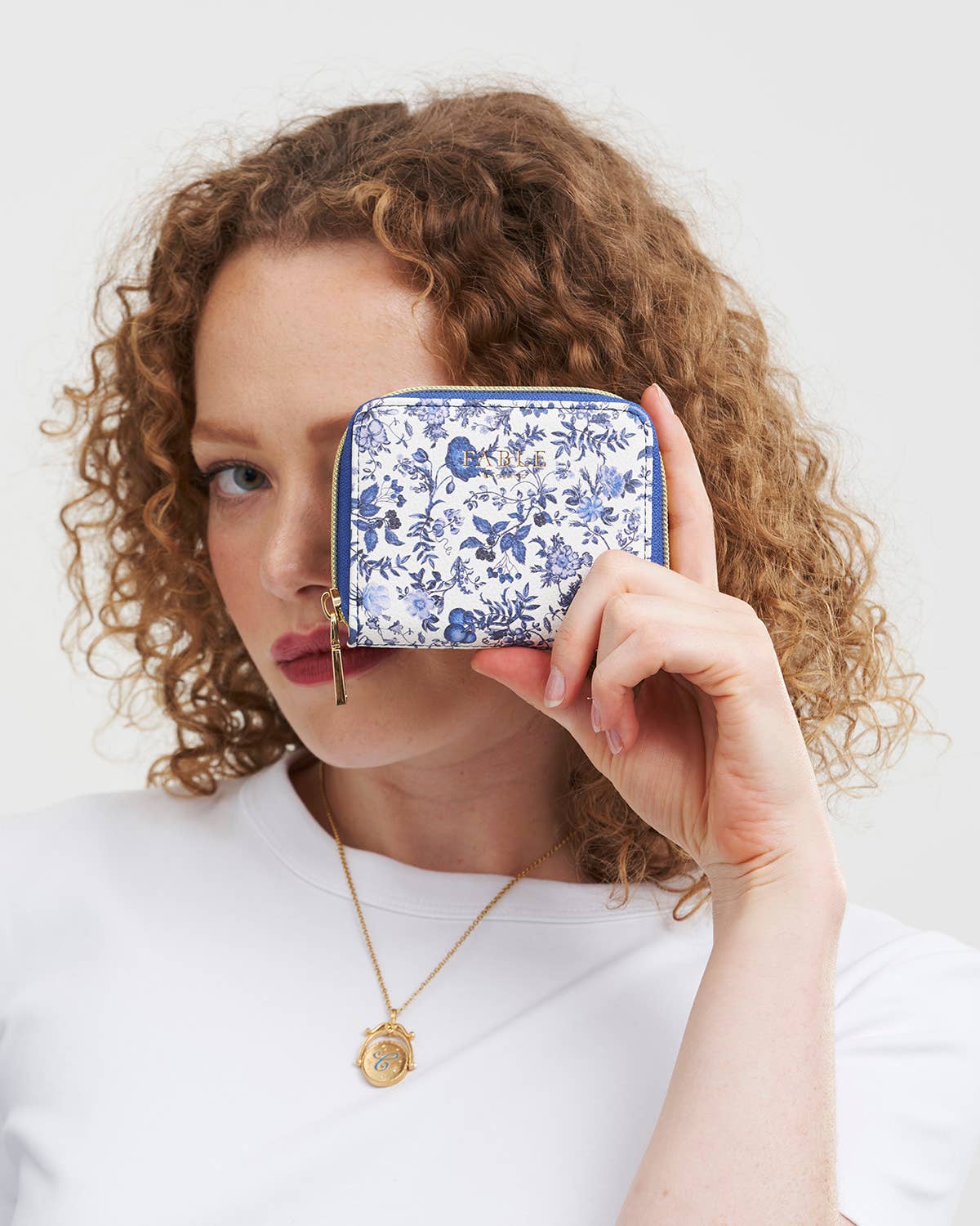 Ditsy Blue Small Wallet