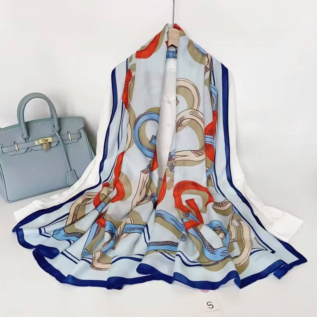 Equestrian Horseshoe Scarf