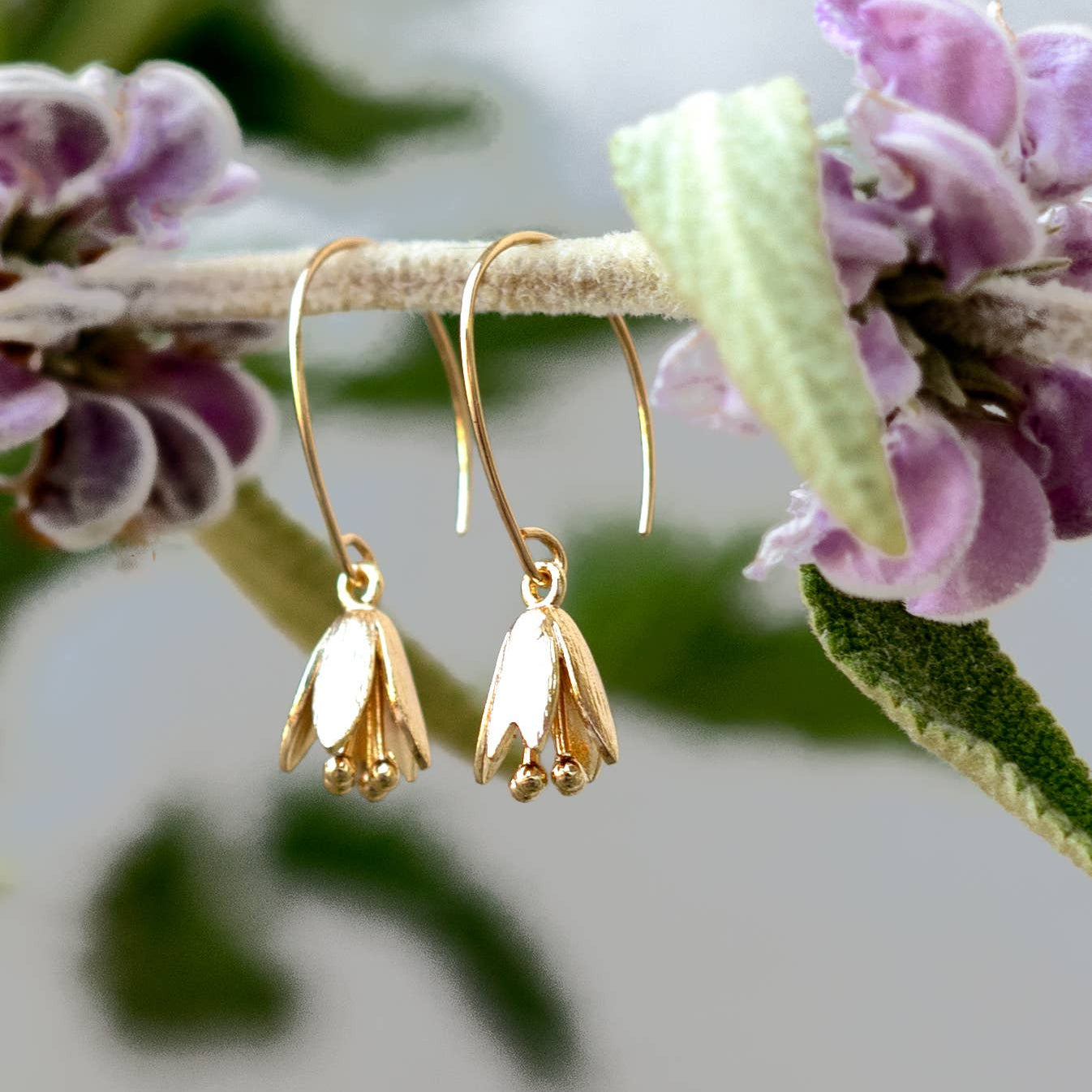 Courtney Tulip Earrings - Gold or Silver