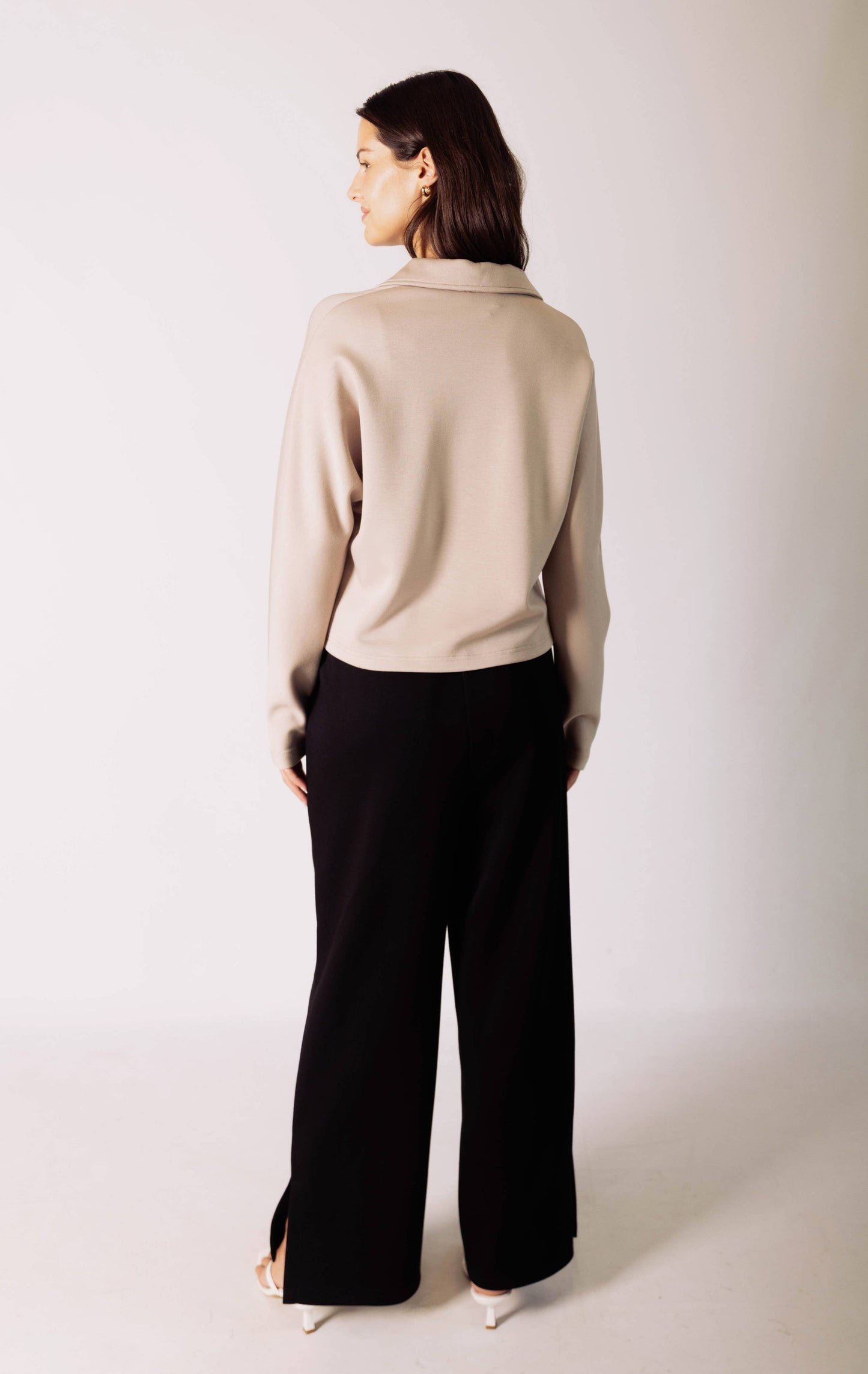 Butter Modal Quarter Zip Top