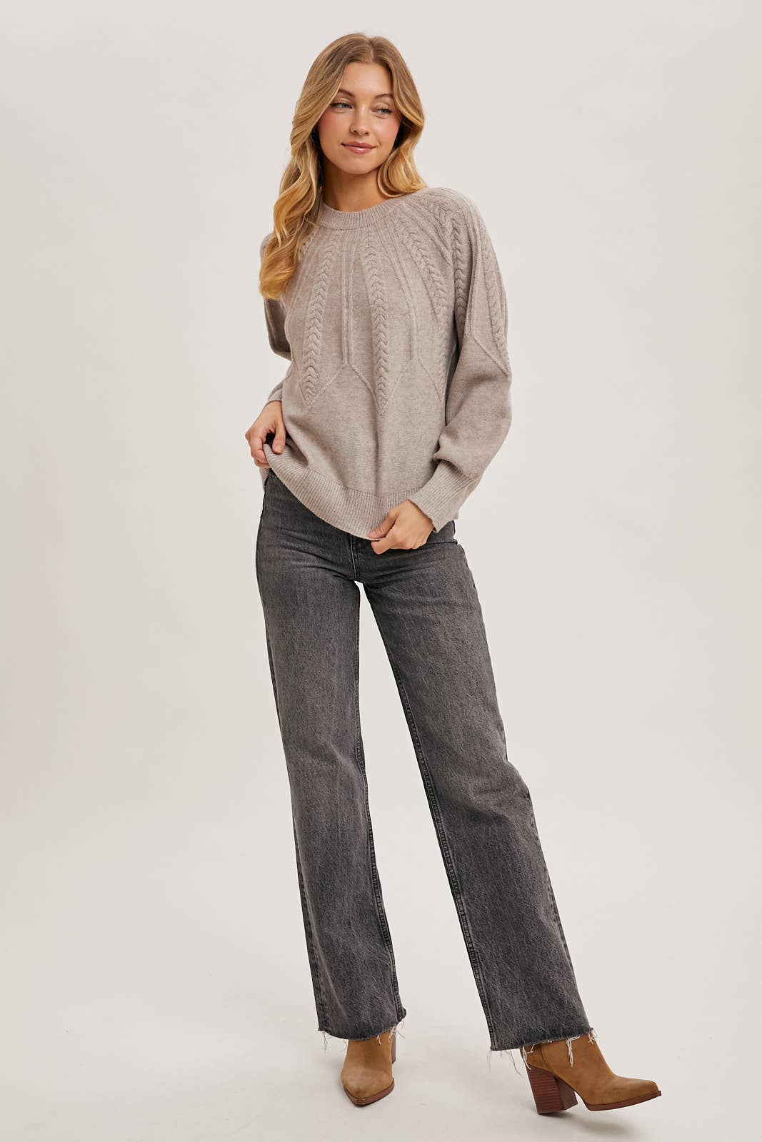Manchester Cable Knit Sweater