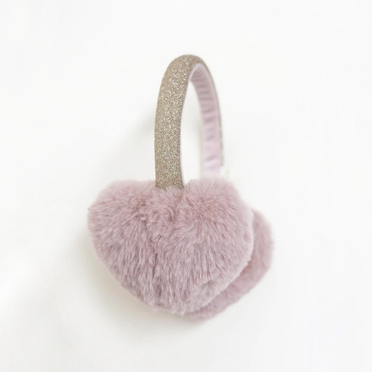 Fluffy Love Heart Earmuffs