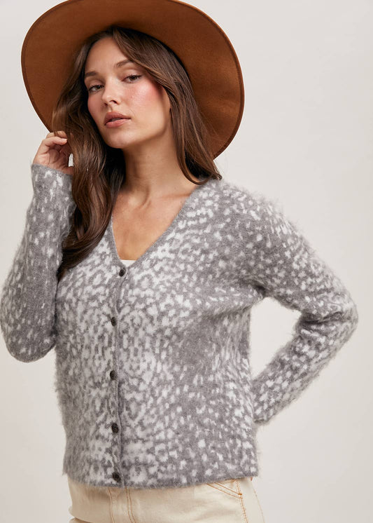 Super Soft Leopard Sweater Cardigan