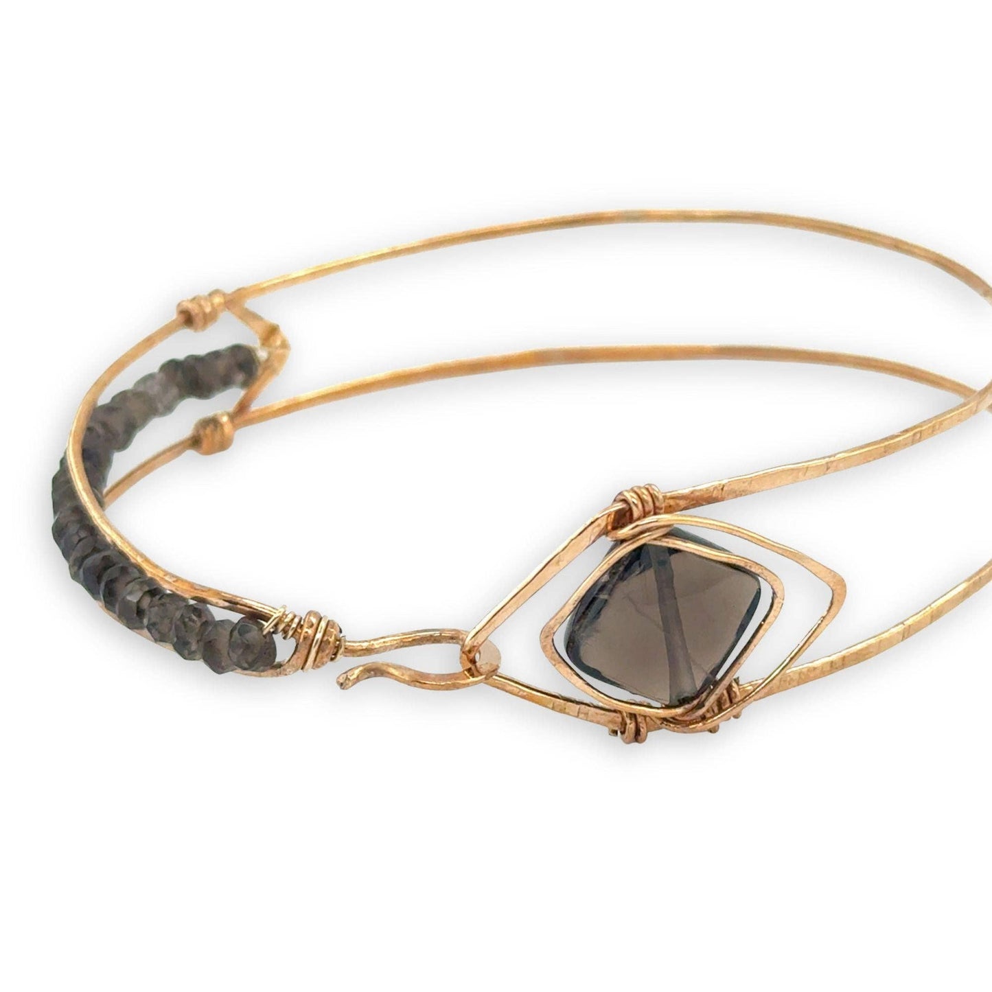 Smokey Quartz Cuff Bracelet