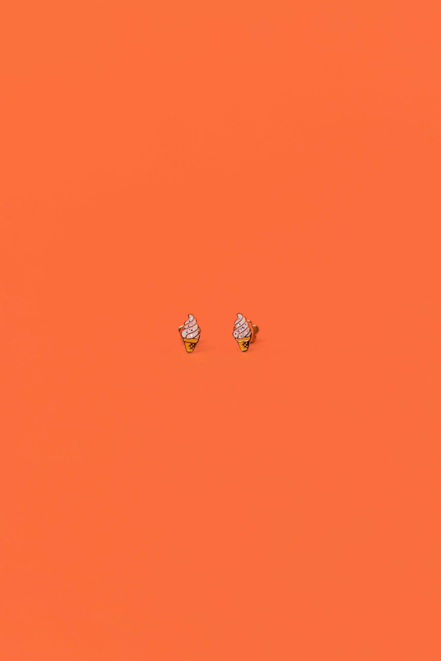 Ice Cream Flat Back Kids Earrings