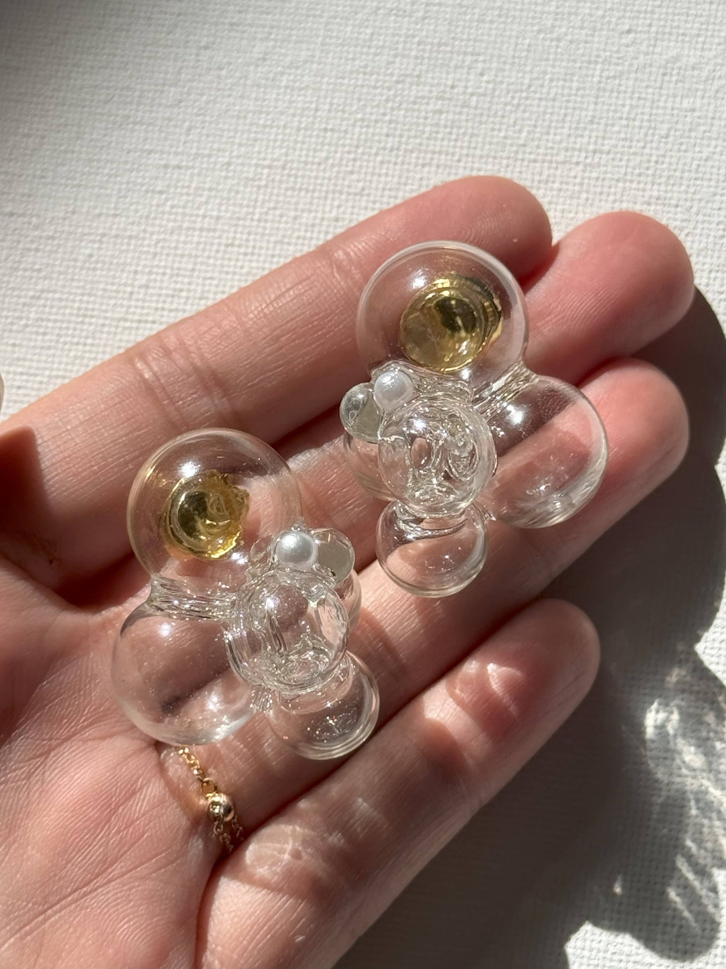 Glass Bubble Earrings - The Ivan