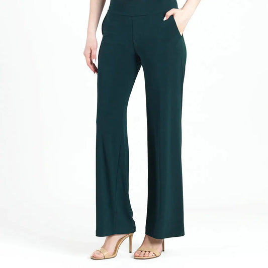 Wide Leg Pocket Pant - Hunter Green