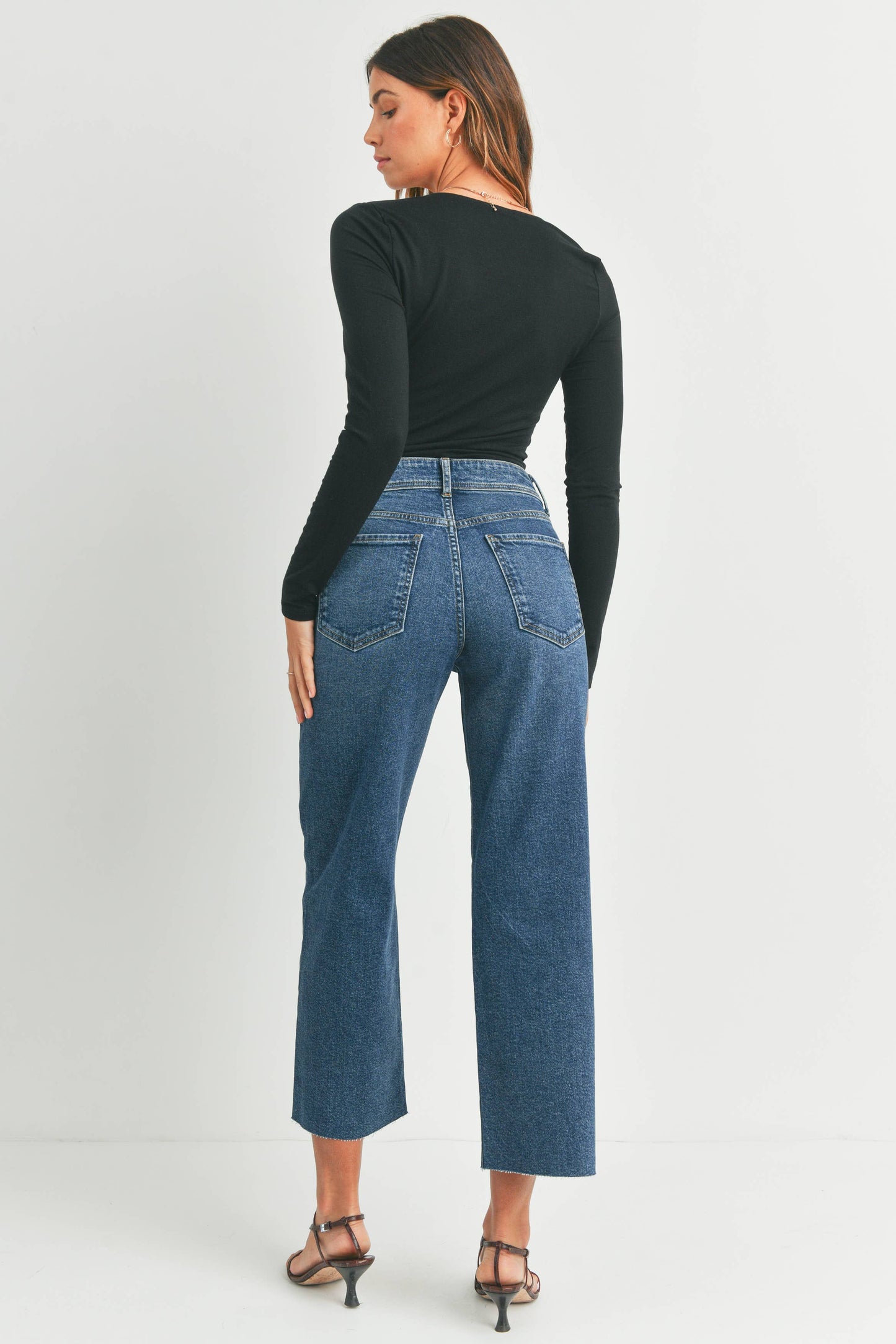 JUST BLACK DENIM - Utility Wide Leg