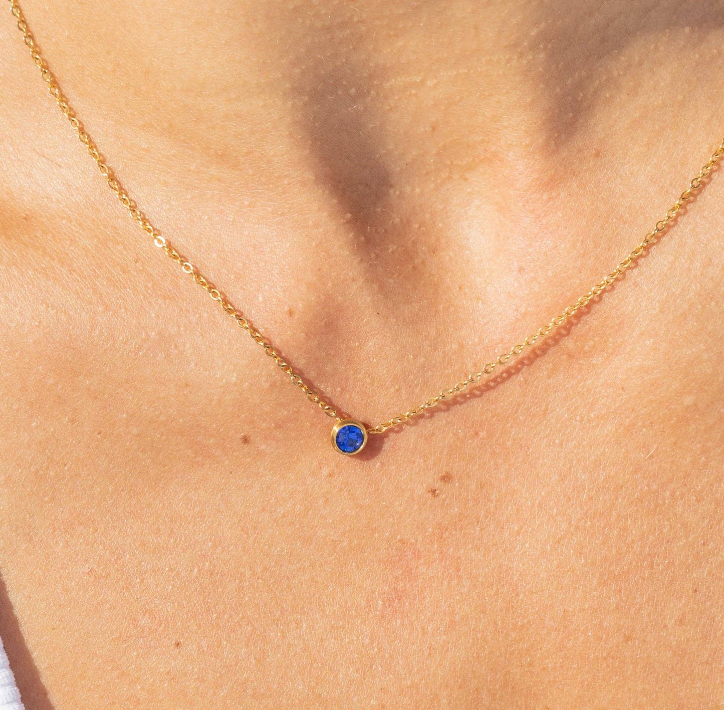 Star Stone Necklace - Birth Stones