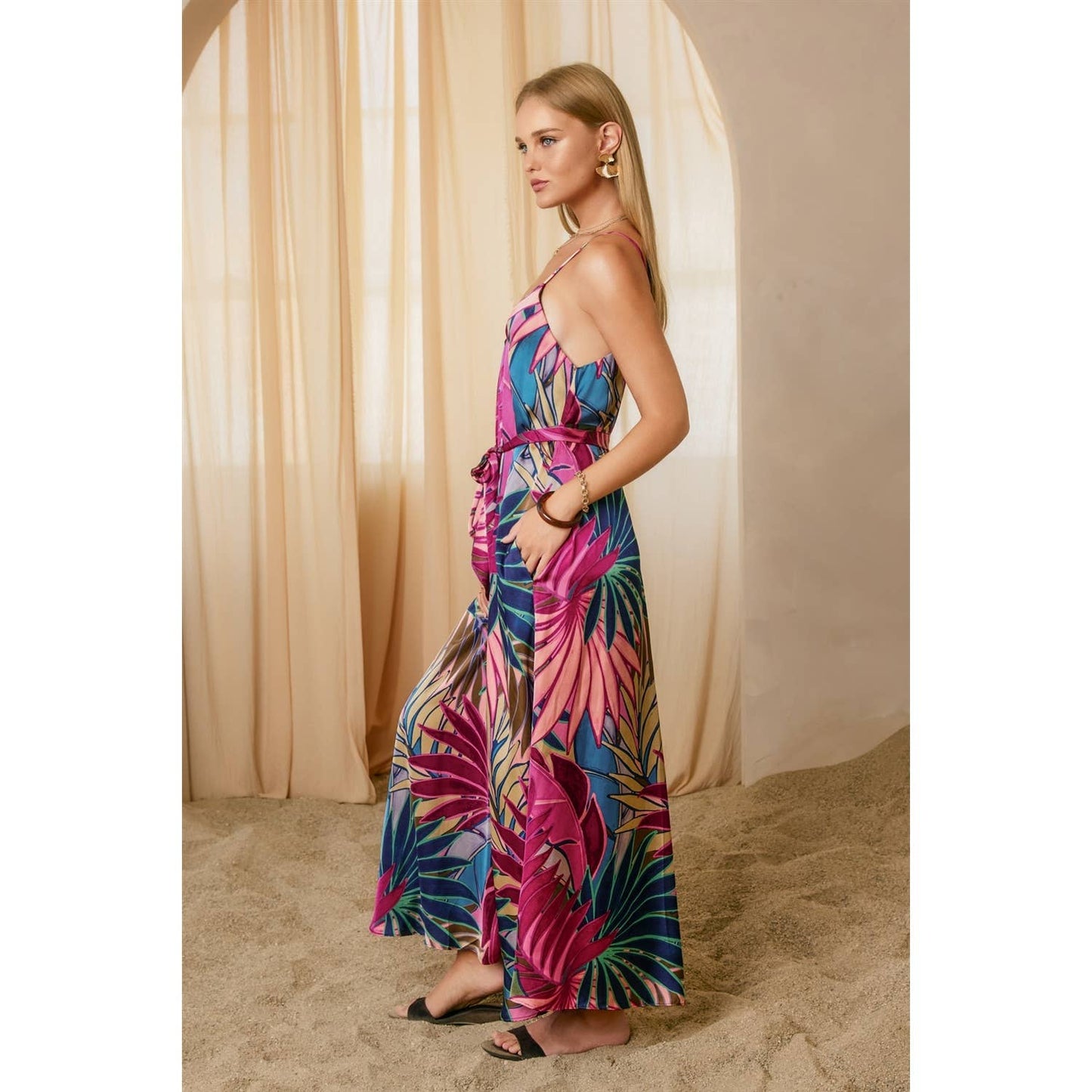 Sarina Extra Flared Maxi Dress