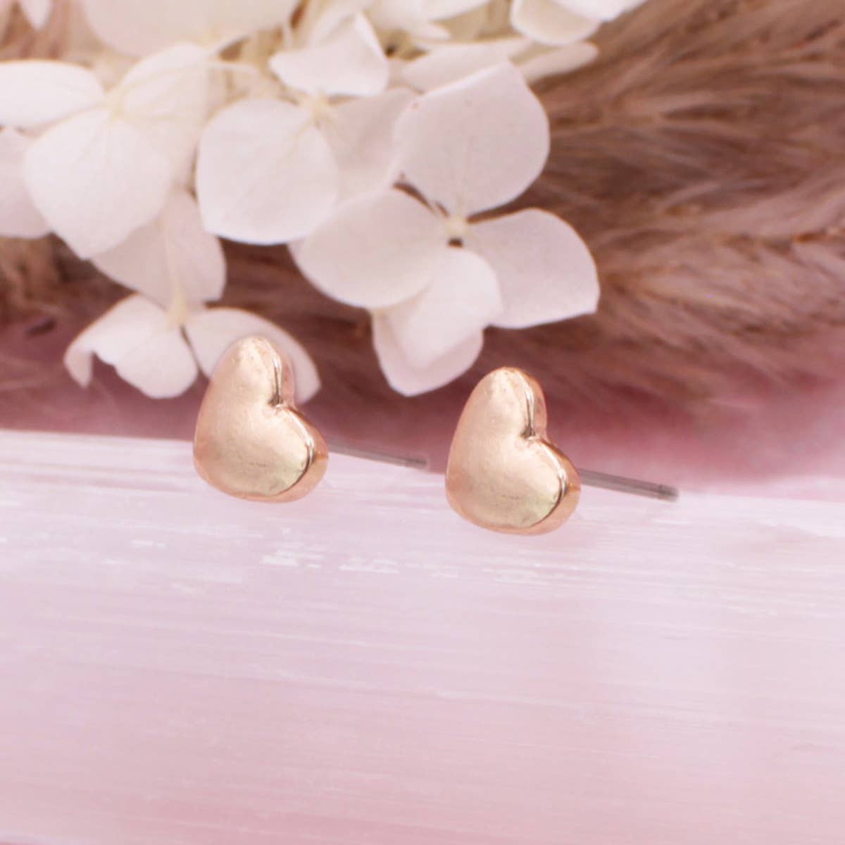 The Kiss Fine Art Heart Earrings