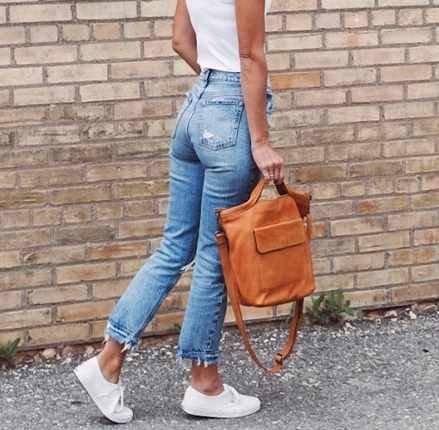 Bianca Handcrafted Leather Tote/Crossbody Bag