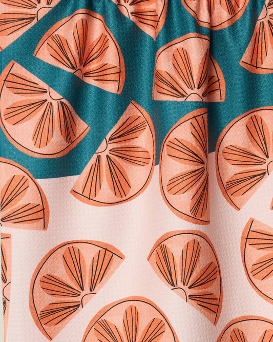 Geometry Citrus Slices Tea Towel