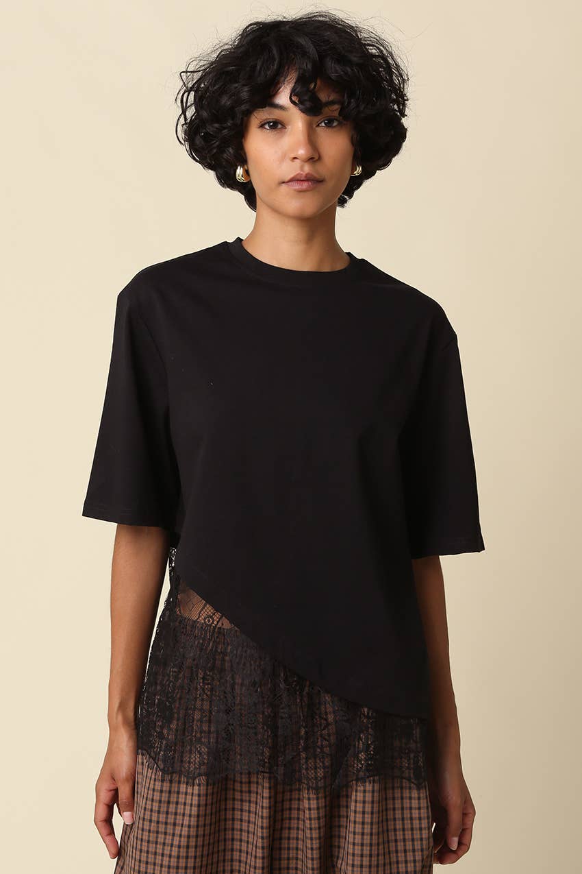 Ceci Lace Accent Tee