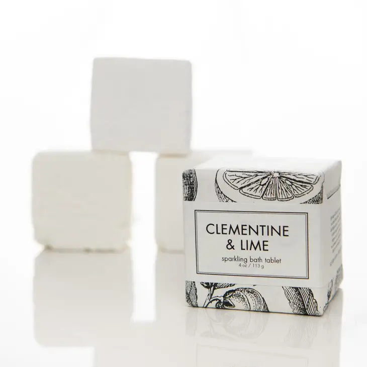 Clementine & Lime Sparkling Bath Tablet