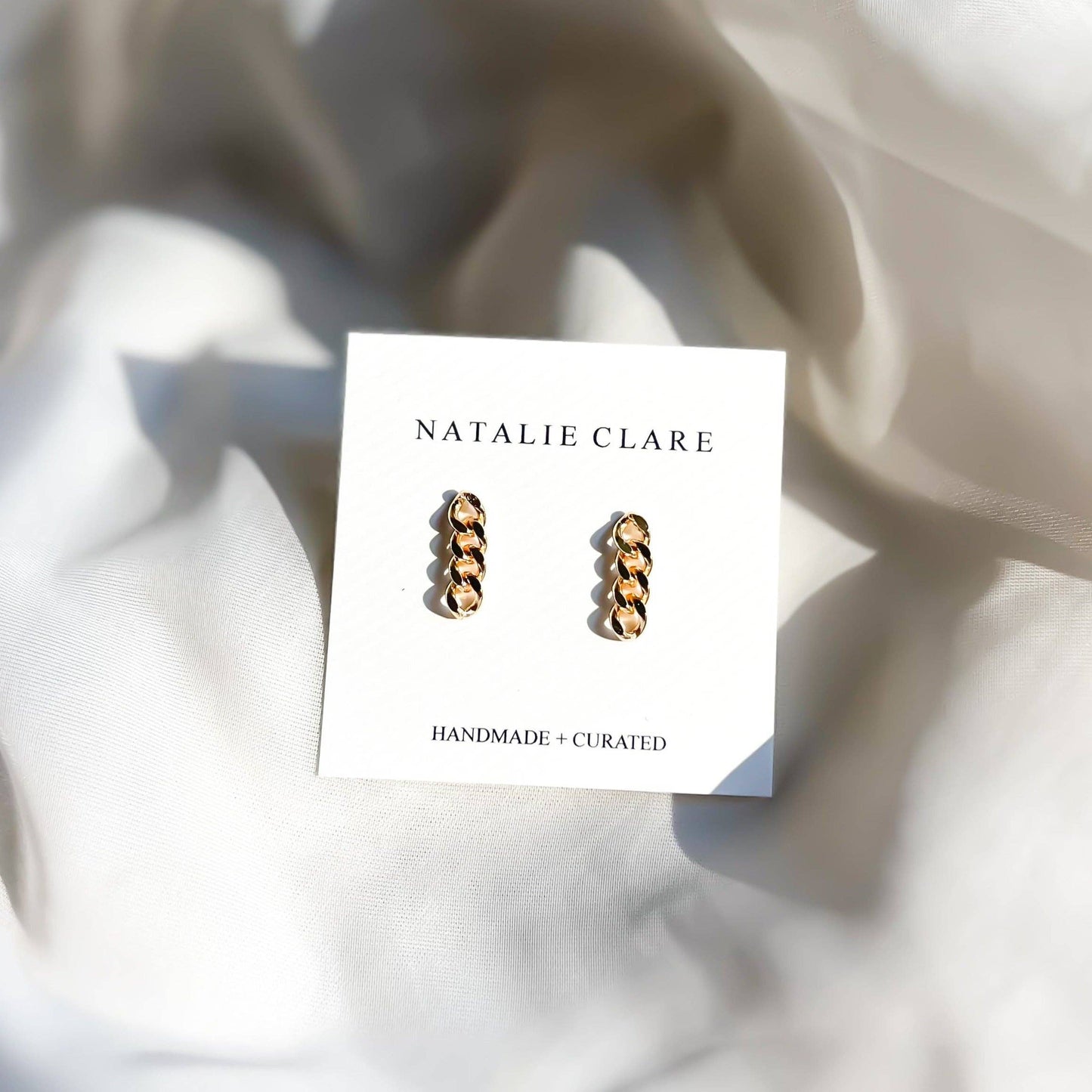Gold Chain Studs