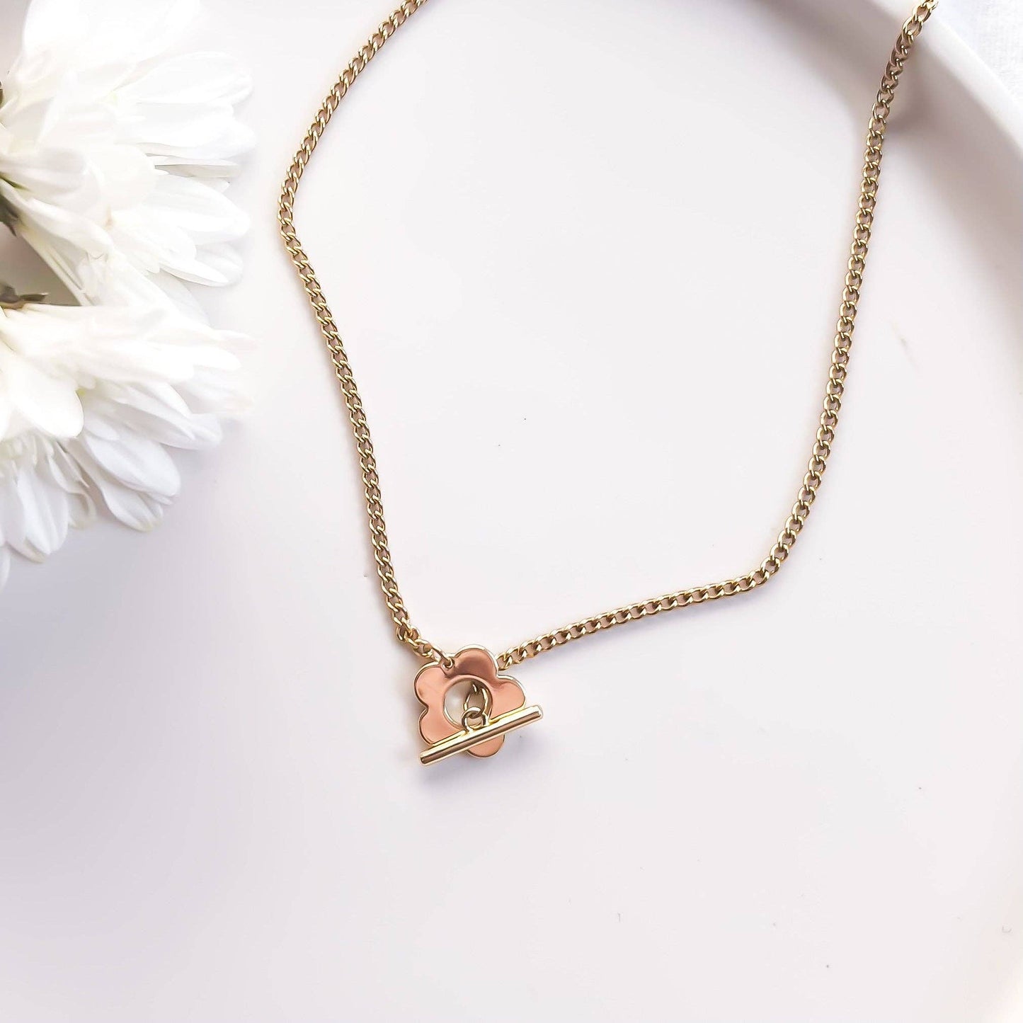 Blossom Clasp Necklace