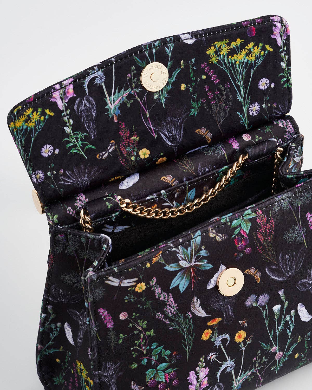 Wilderness Black Mini Top Handle Tote Bag