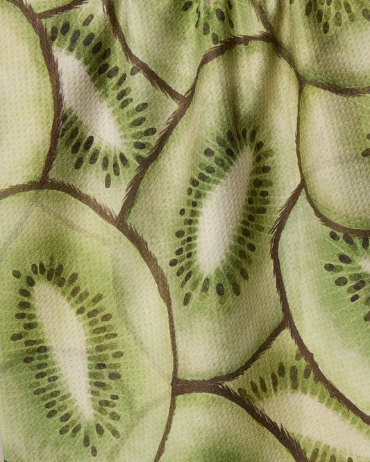 Geometry Kiwi Slices Tea Towel