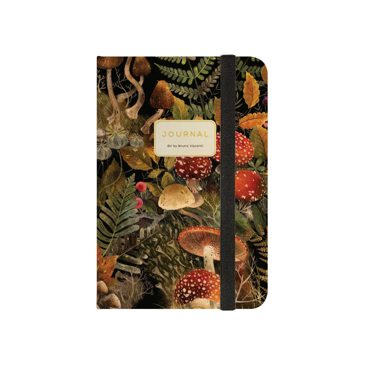 Hardcover Journal - Forest Mushrooms
