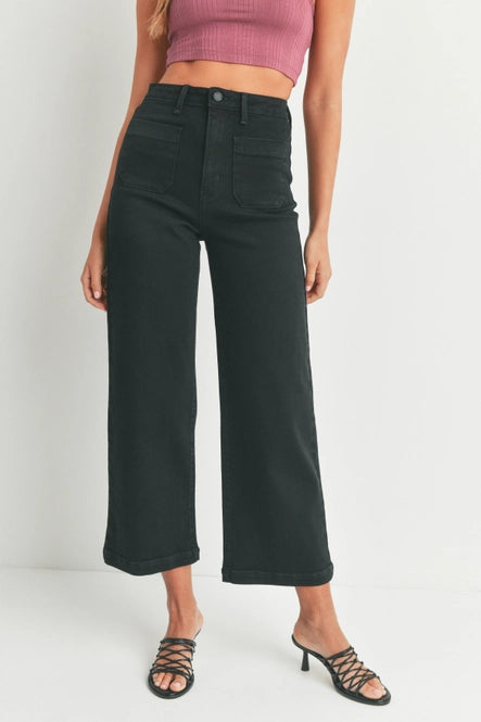 Patch Pocket Wide Leg