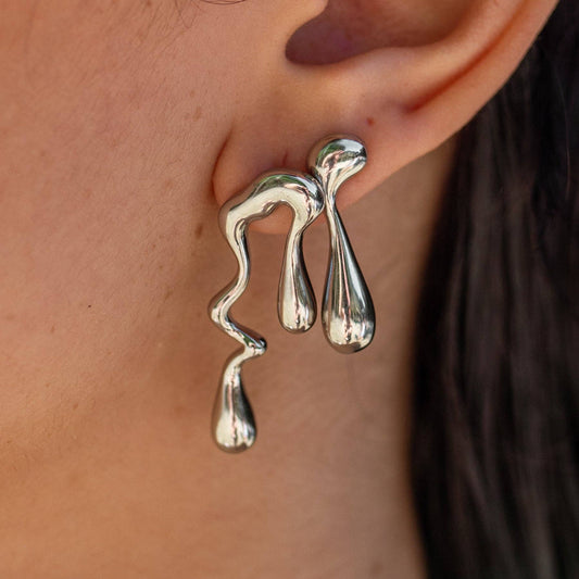 Mirage Earrings - Silver or Gold