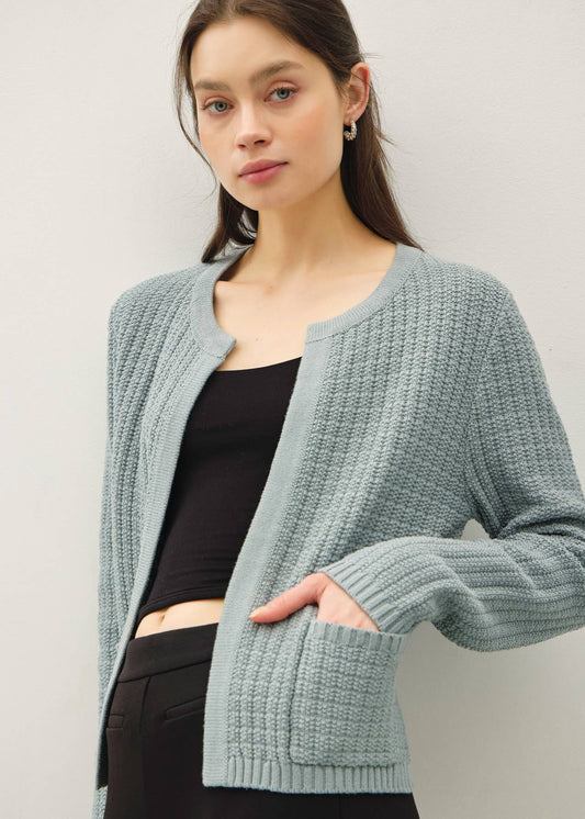 Eloise Open Front Cardigan